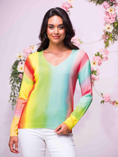 Elena Wang Rainbow Sweater 