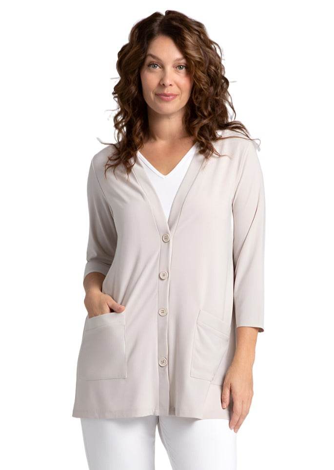 Sympli Classic Button Cardigan