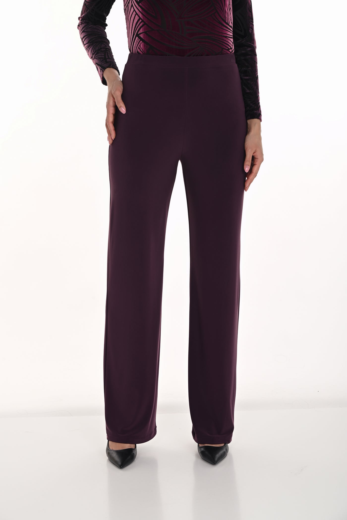 Pull On Straight Leg Pant Frank Lyman