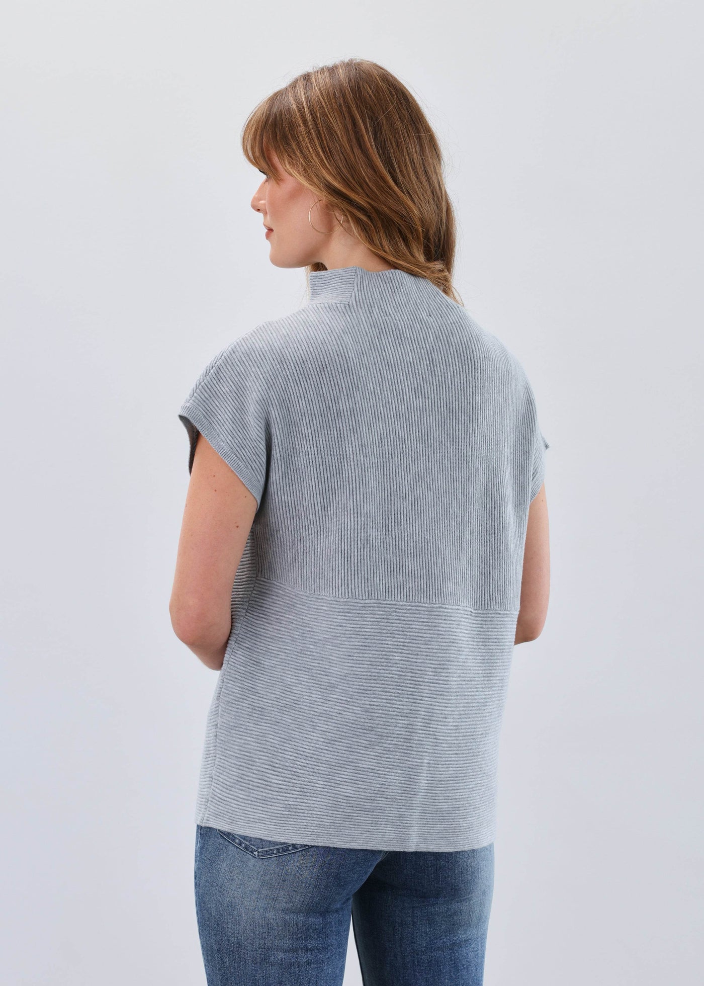 Ottoman Cap Sleeve Sweater - Dream Pants