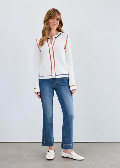 Long Sleeve Tipping Cardigan - Dream Pants