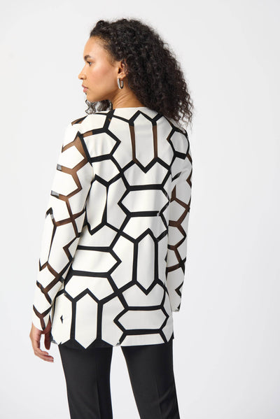 Laser-Cut Leatherette on Mesh Jacket - Dream Pants