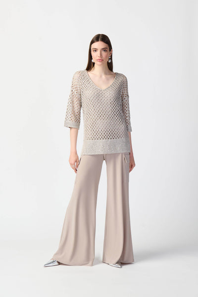 Open Stitch Sweater with Sequins - Dream Pants