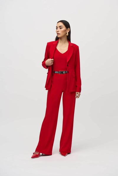 Silky Knit Belted Wide-Leg Pants - Dream Pants