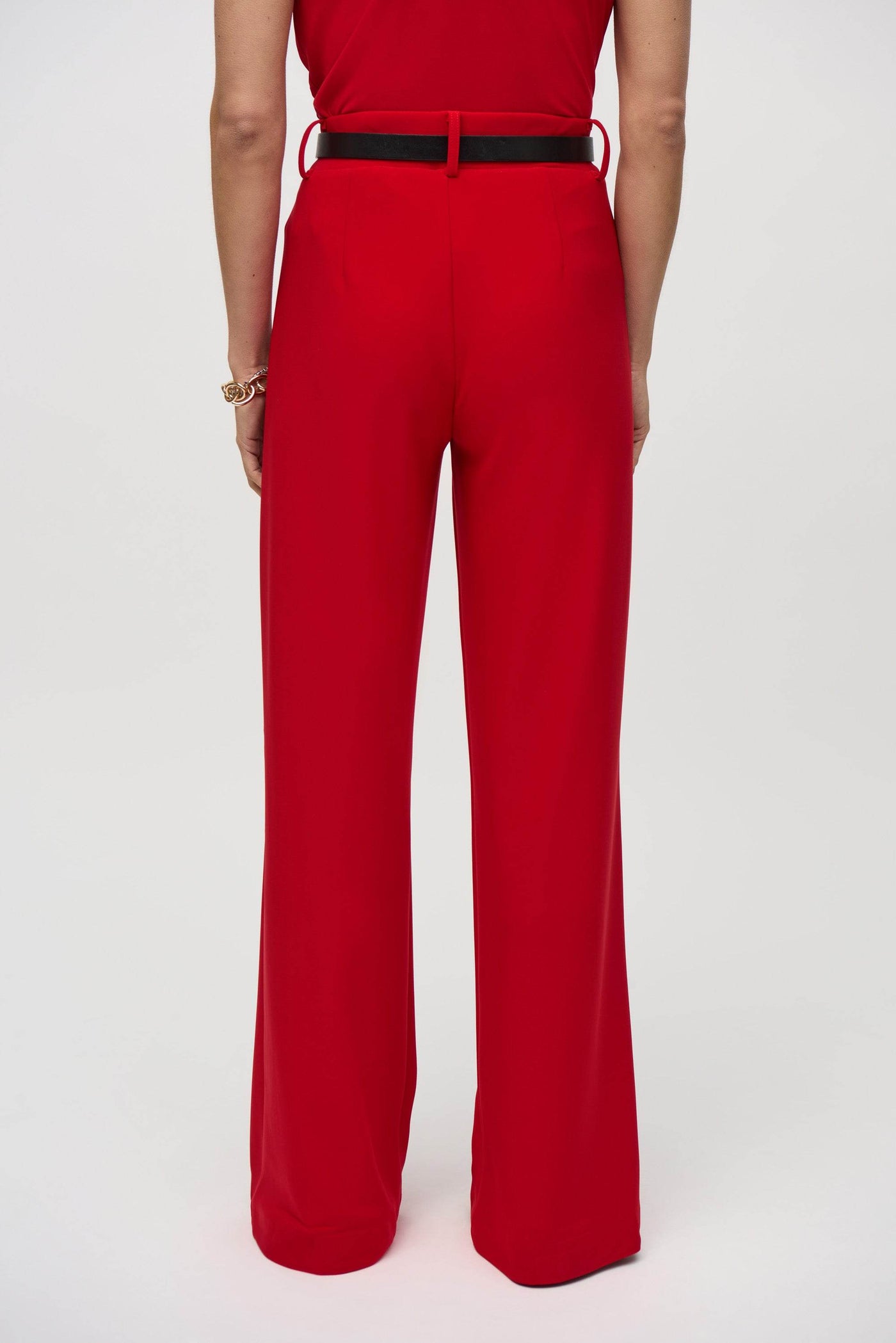 Silky Knit Belted Wide-Leg Pants - Dream Pants