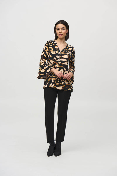 Silky Knit Animal Print Tunic - Dream Pants