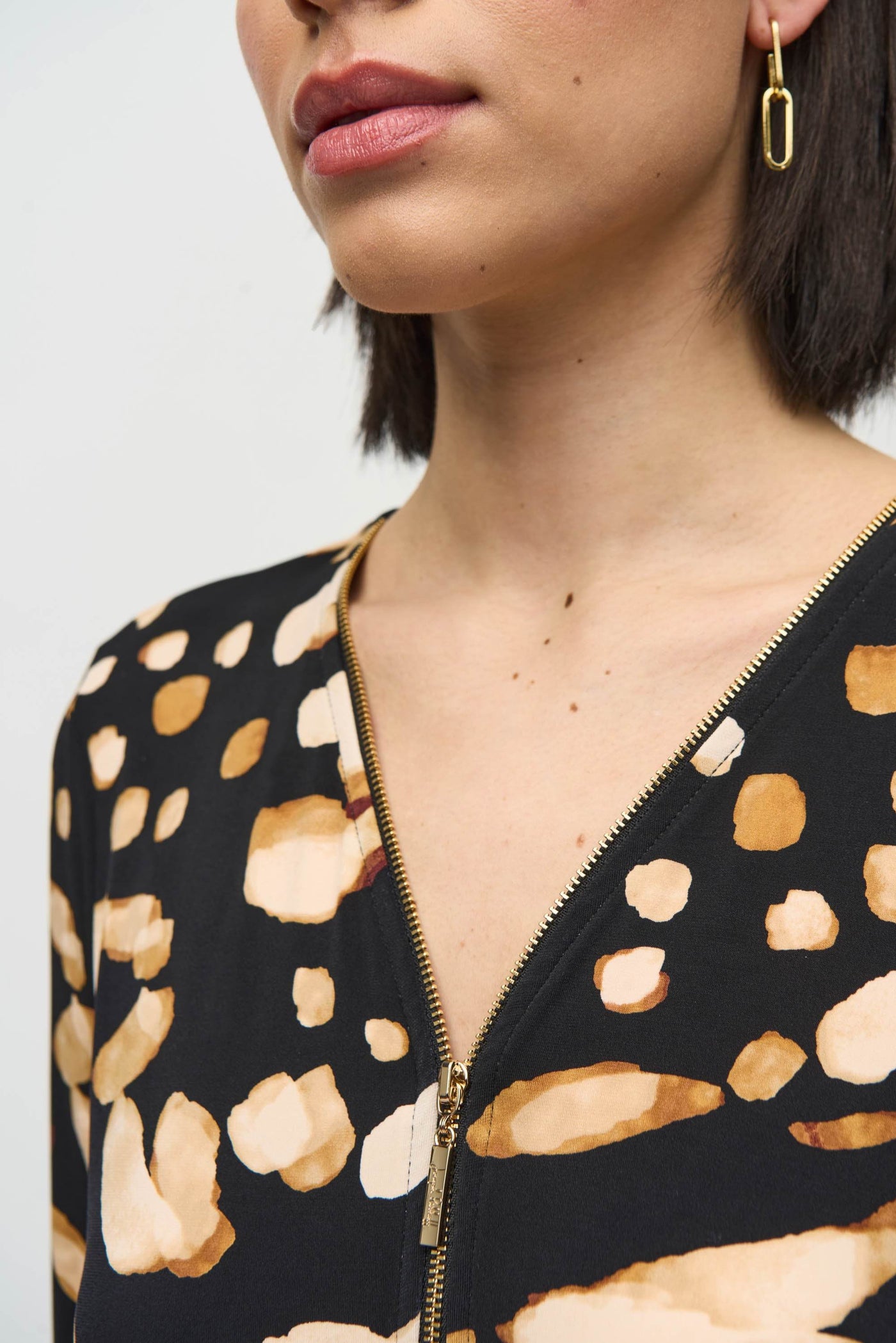 Silky Knit Animal Print Tunic - Dream Pants