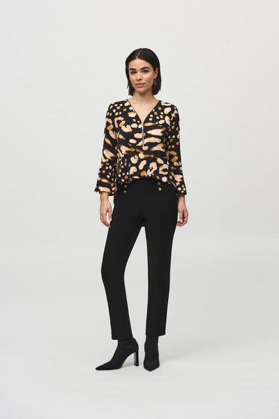 Silky Knit Animal Print Tunic - Dream Pants