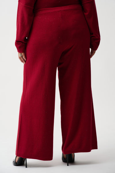 Sequined Sweater Knit Culotte Pants Joseph Ribkoff