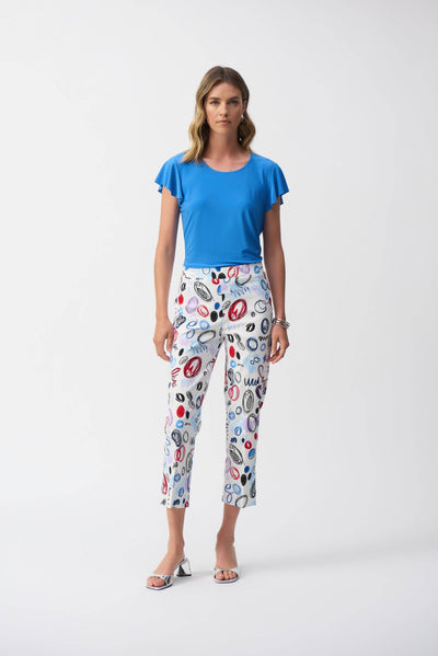 Millennium Abstract Print Crop Pants - Dream Pants