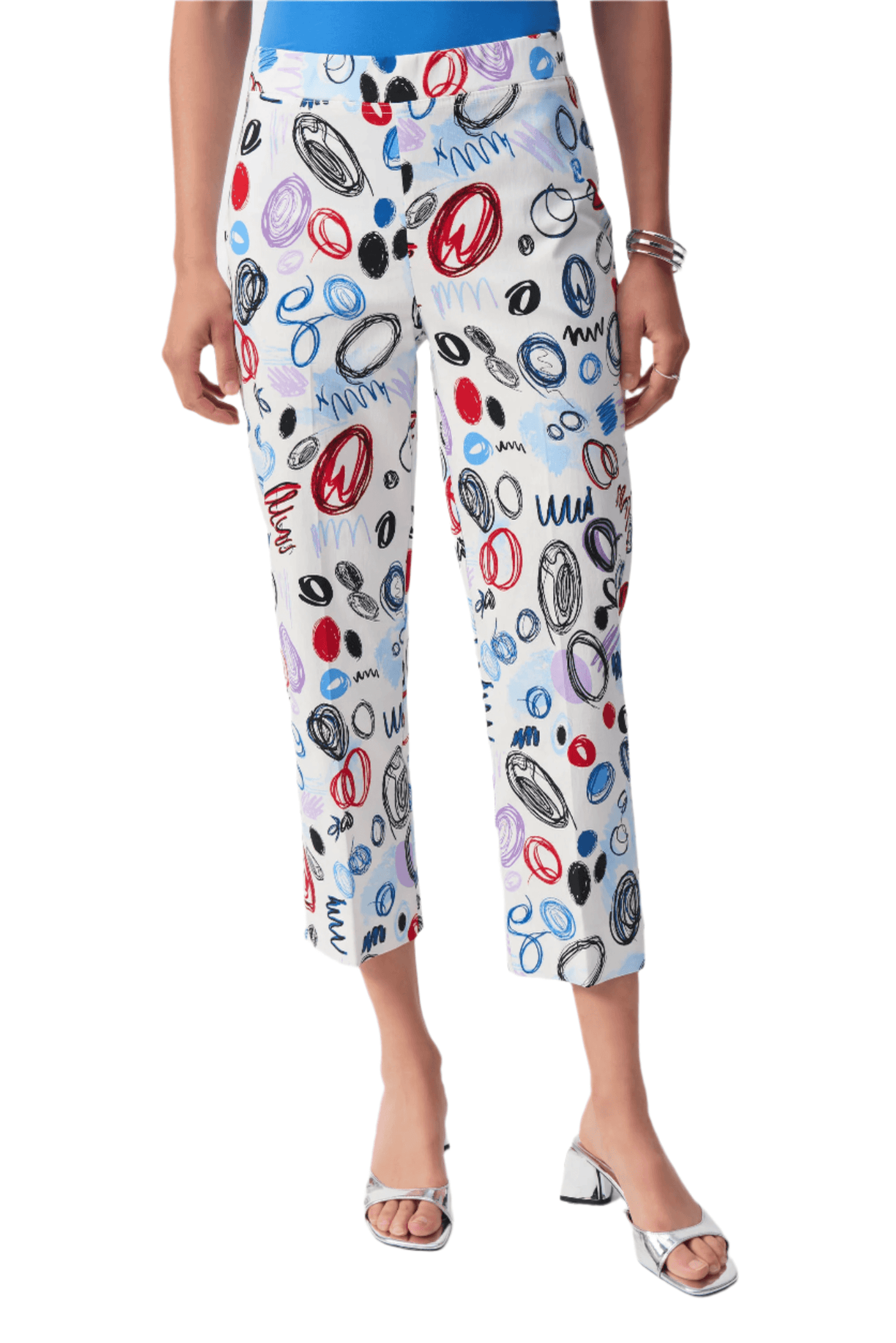Millennium Abstract Print Crop Pants - Dream Pants