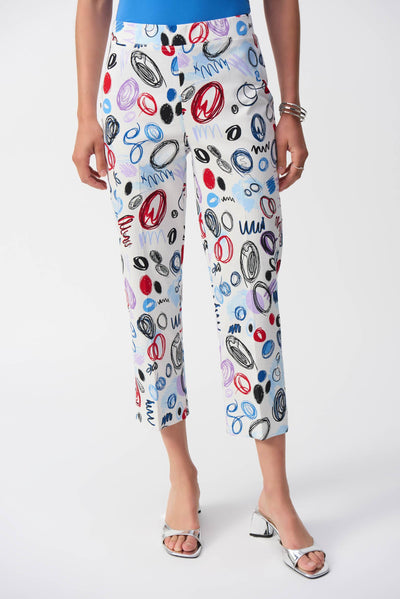 Millennium Abstract Print Crop Pants - Dream Pants