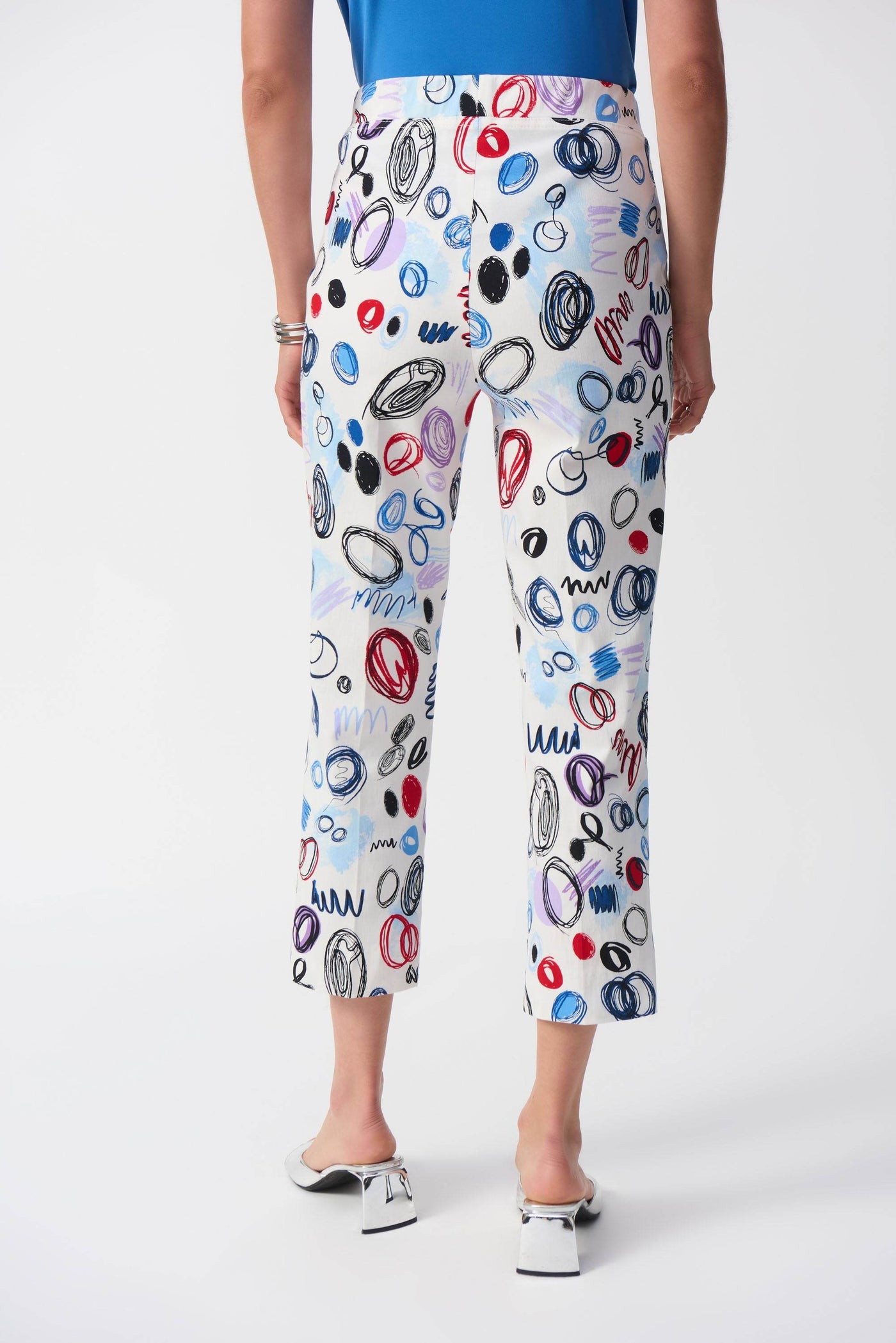 Millennium Abstract Print Crop Pants - Dream Pants