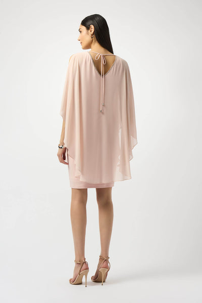 Signature Chiffon and Silky Knit Layered Dress - Dream Pants