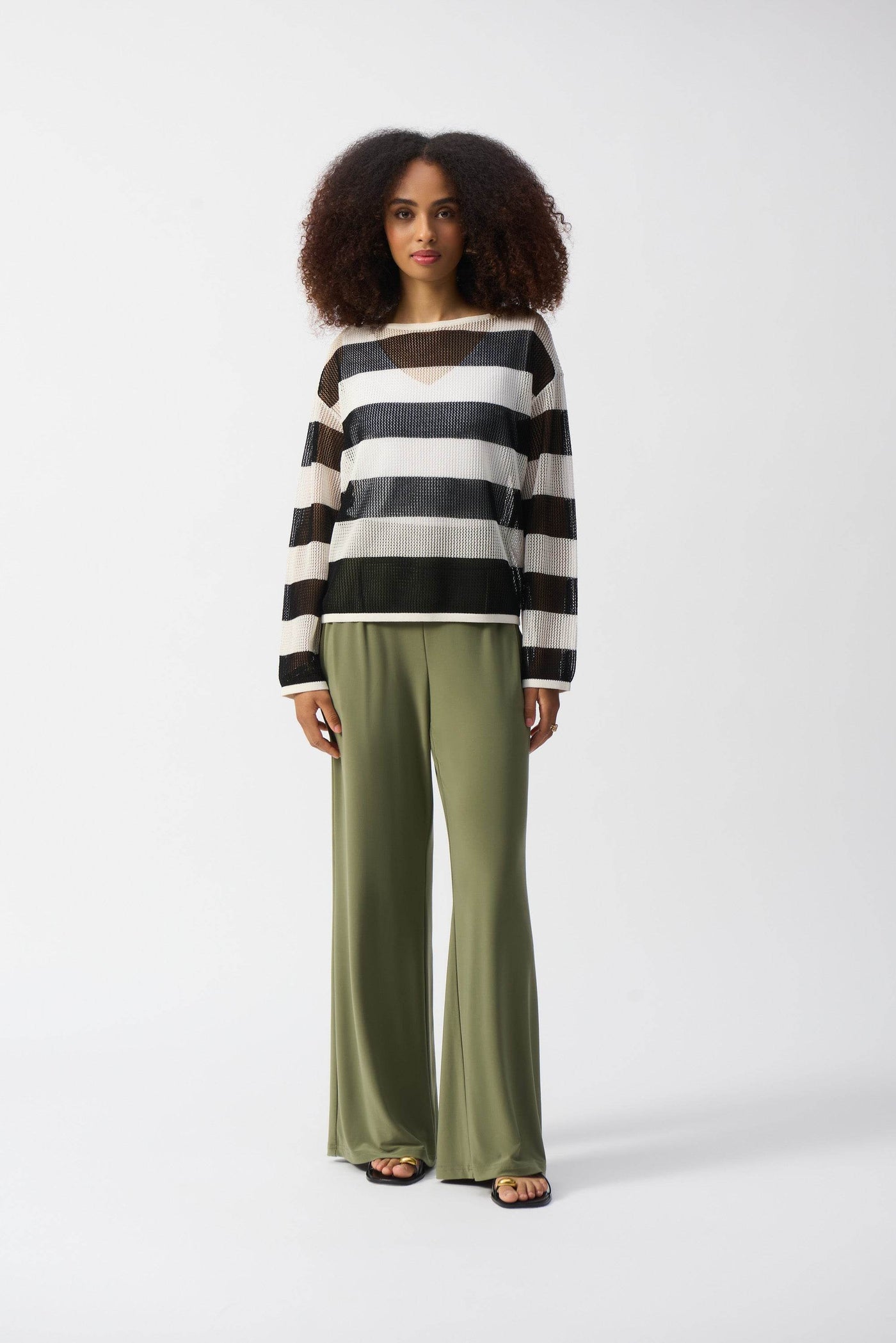 Striped Sweater Knit Pullover - Dream Pants
