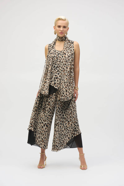 Chiffon Animal Print Reversible A-Line Tunic - Dream Pants