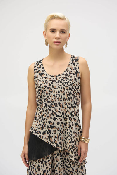Chiffon Animal Print Reversible A-Line Tunic - Dream Pants