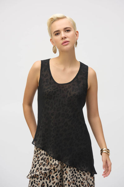 Chiffon Animal Print Reversible A-Line Tunic - Dream Pants