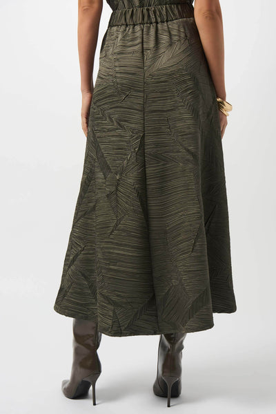 Pleated Satin Long Flared Skirt - Dream Pants