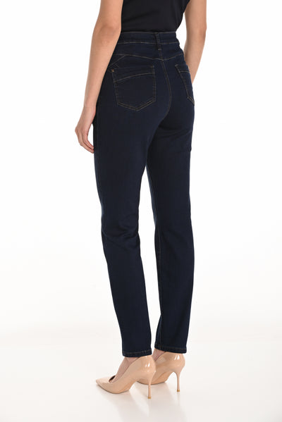 High-Rise Straight Leg Jeans Frank Lyman