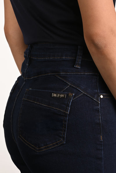 High-Rise Straight Leg Jeans Frank Lyman
