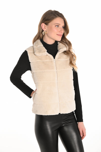 Faux Fur Vest Frank Lyman