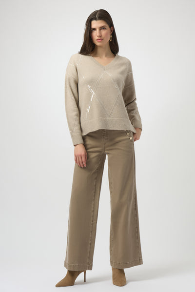Classic Wide Leg Pull-On Jeans Joseph Ribkoff