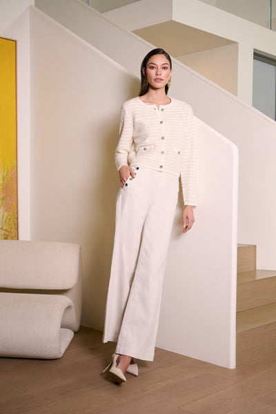 Classic Wide Leg Pull-On Jeans Joseph Ribkoff