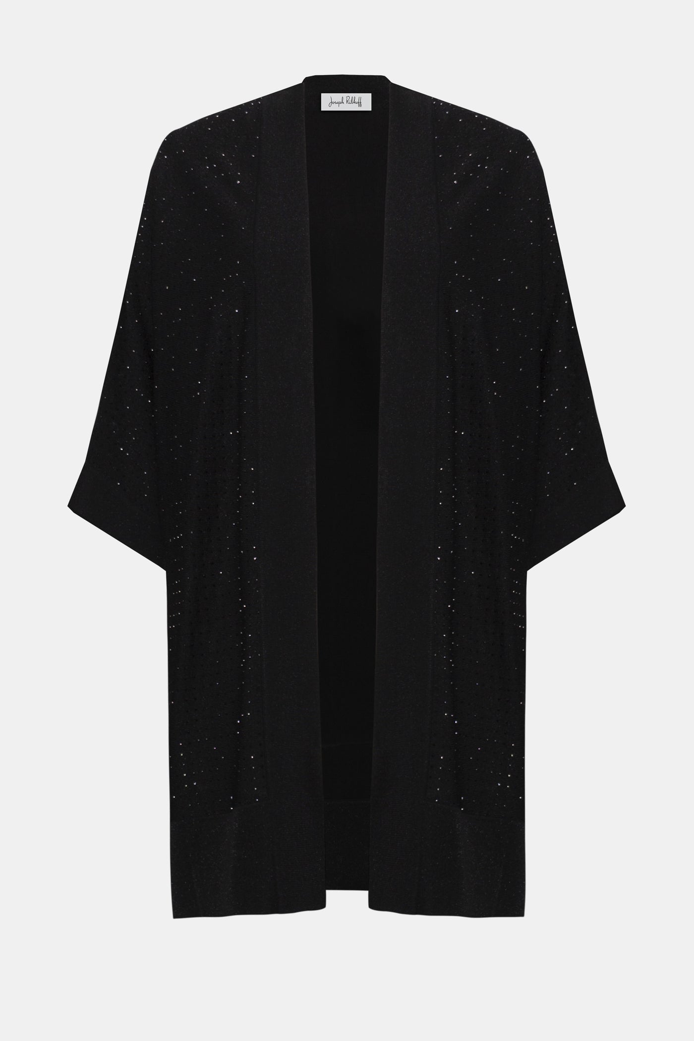 Sweater Knit Cover-Up with Iron-On Detail Joseph Ribkoff