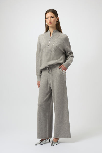 Sweater Knit Wide Leg Pull-On Pants Joseph Ribkoff
