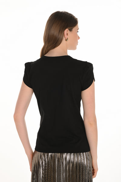 Eiffel Tower Pearled T Frank Lyman