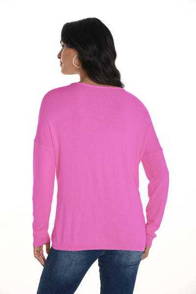 Heart-Embellished Knit Sweater - Dream Pants