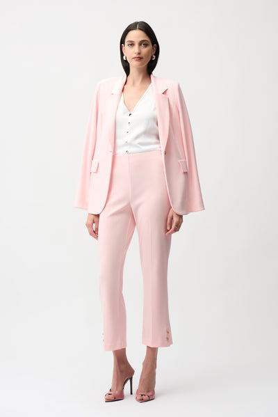 Recycled Satin Boxy Top With Gold Buttons Joseph Ribkoff