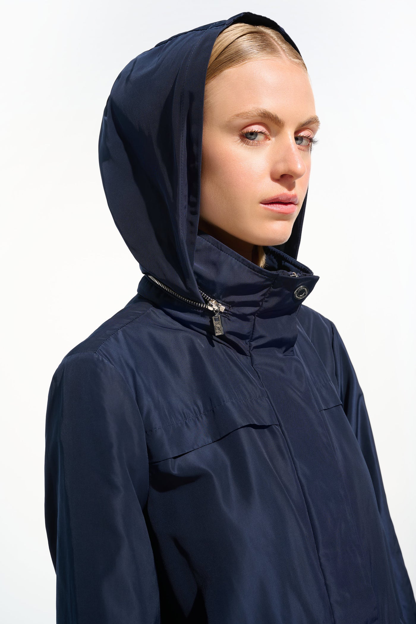 Imitation Memory Anorak With Hidden Hood Joseph Ribkoff