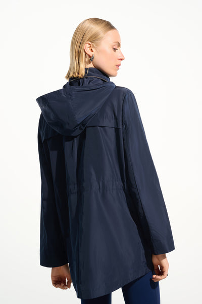 Imitation Memory Anorak With Hidden Hood Joseph Ribkoff