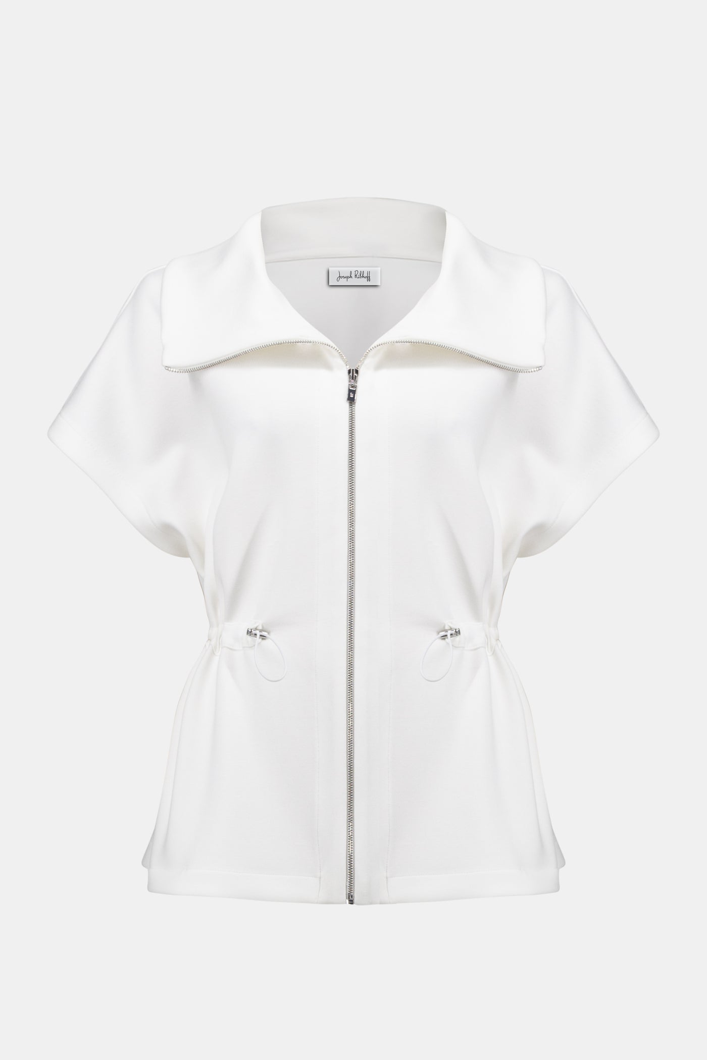 Scuba Jersey Boxy Jacket With Drawstring Waist Joseph Ribkoff