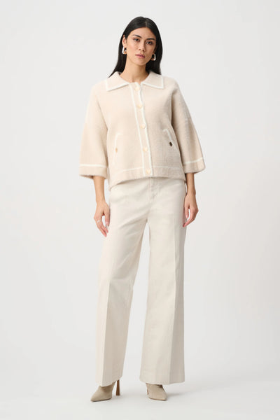 Joseph Ribkoff Feather Yarn Knit Boxy Jacket 263950 – Dream Pants