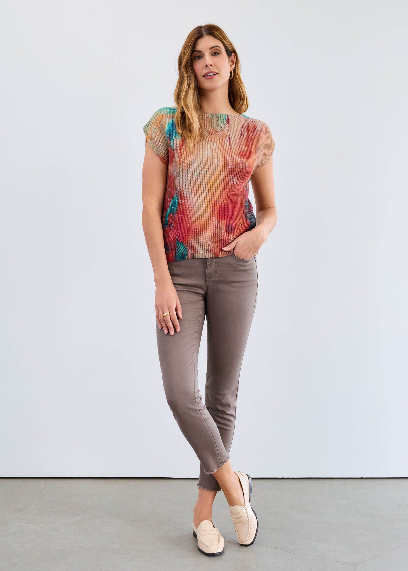 Olivia Slim Ankle Euro Twill - Dream Pants