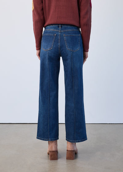 Olivia Wide Ankle French Dressing Jeans