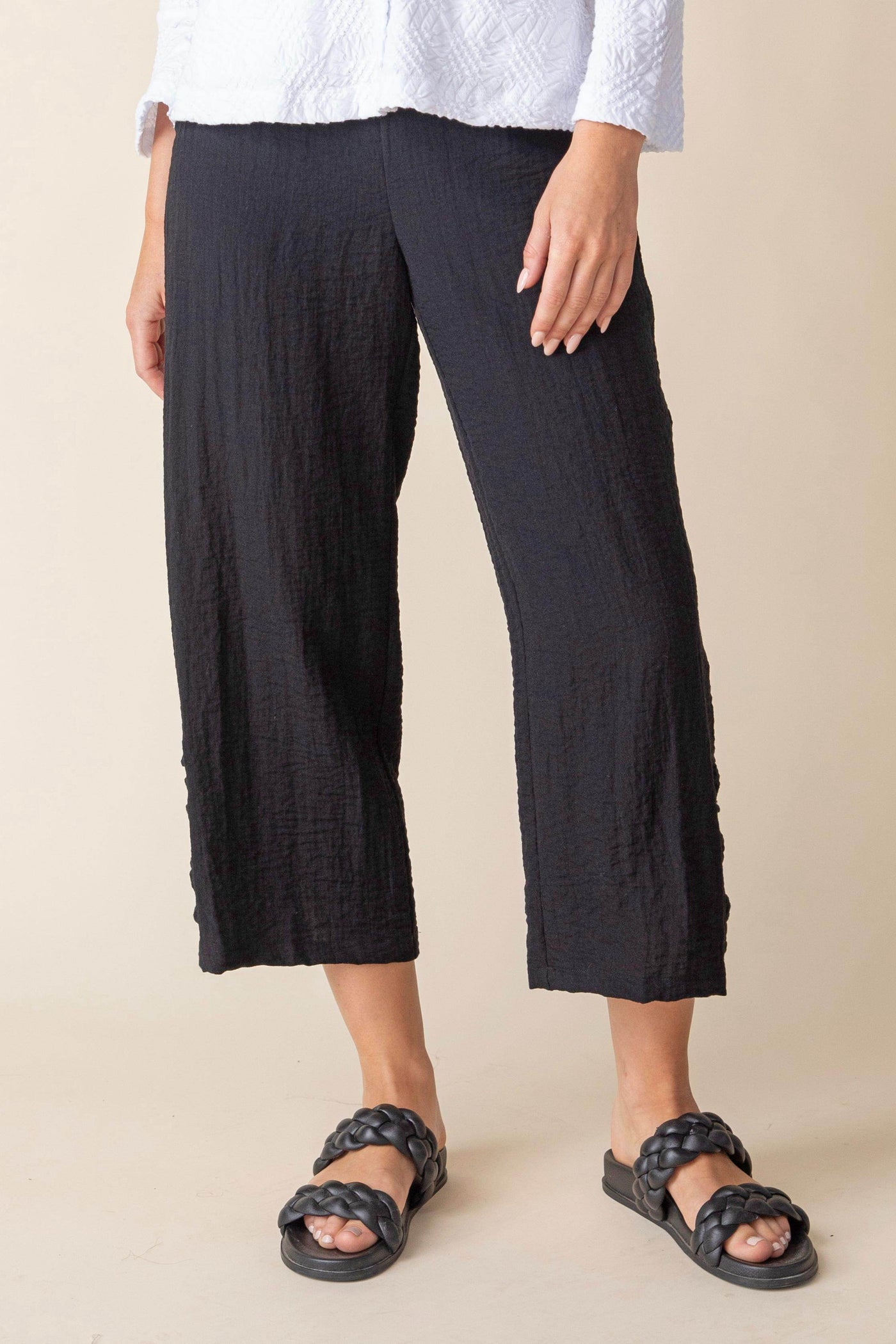 Ruched Straight Crop Pants - Dream Pants
