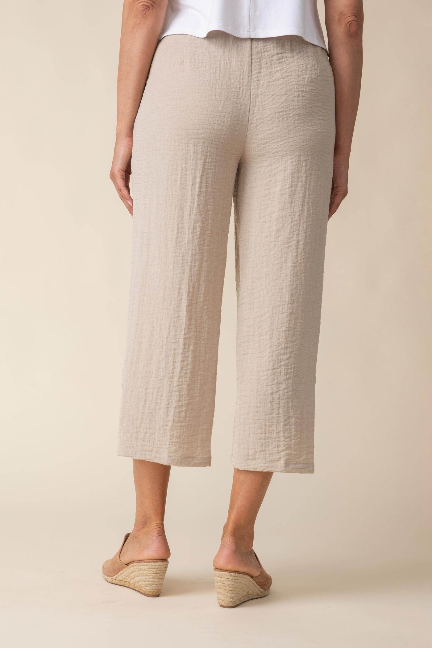Ruched Straight Crop Pants - Dream Pants