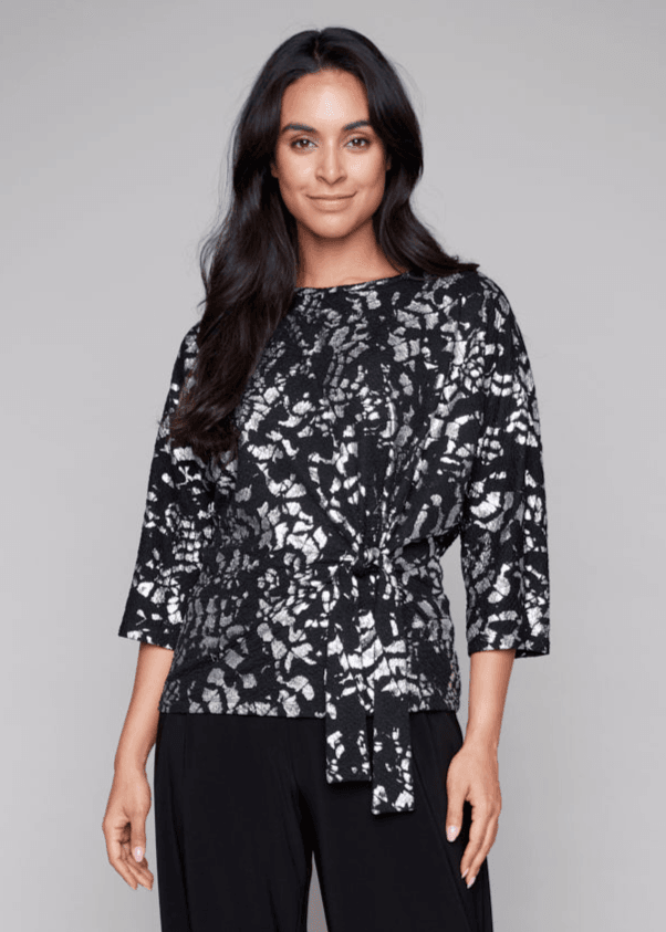 Pop Over Top With Front Tie - Dream Pants