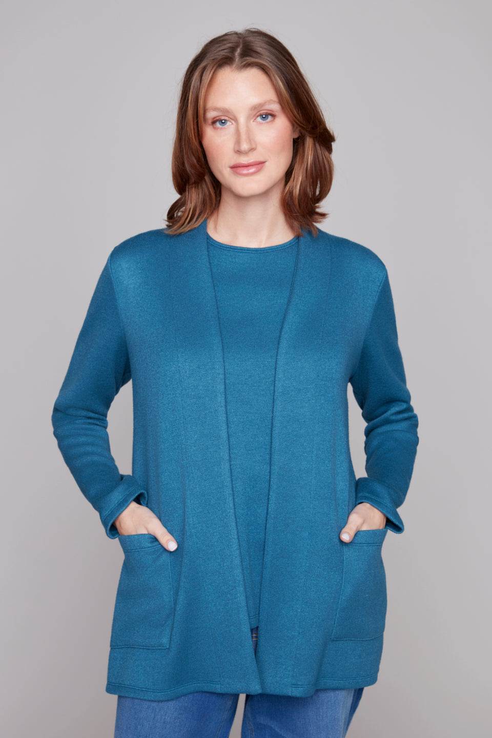 Open Cardigan With Pockets - Dream Pants