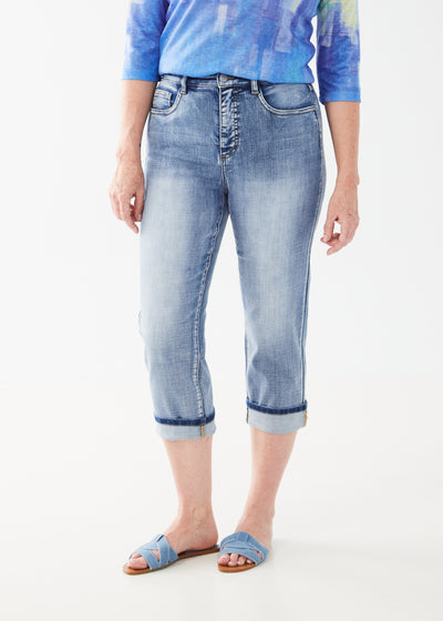 French Dressing Jeans Suzanne Capri 