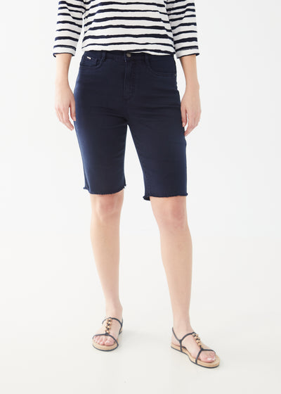 French Dressing Jeans Suzanne Bermuda in Euro Twill 
