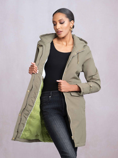 Hooded Rain Coat Alison Sheri