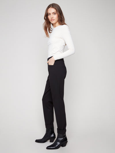 Cuffed Ponte Pants Charlie B