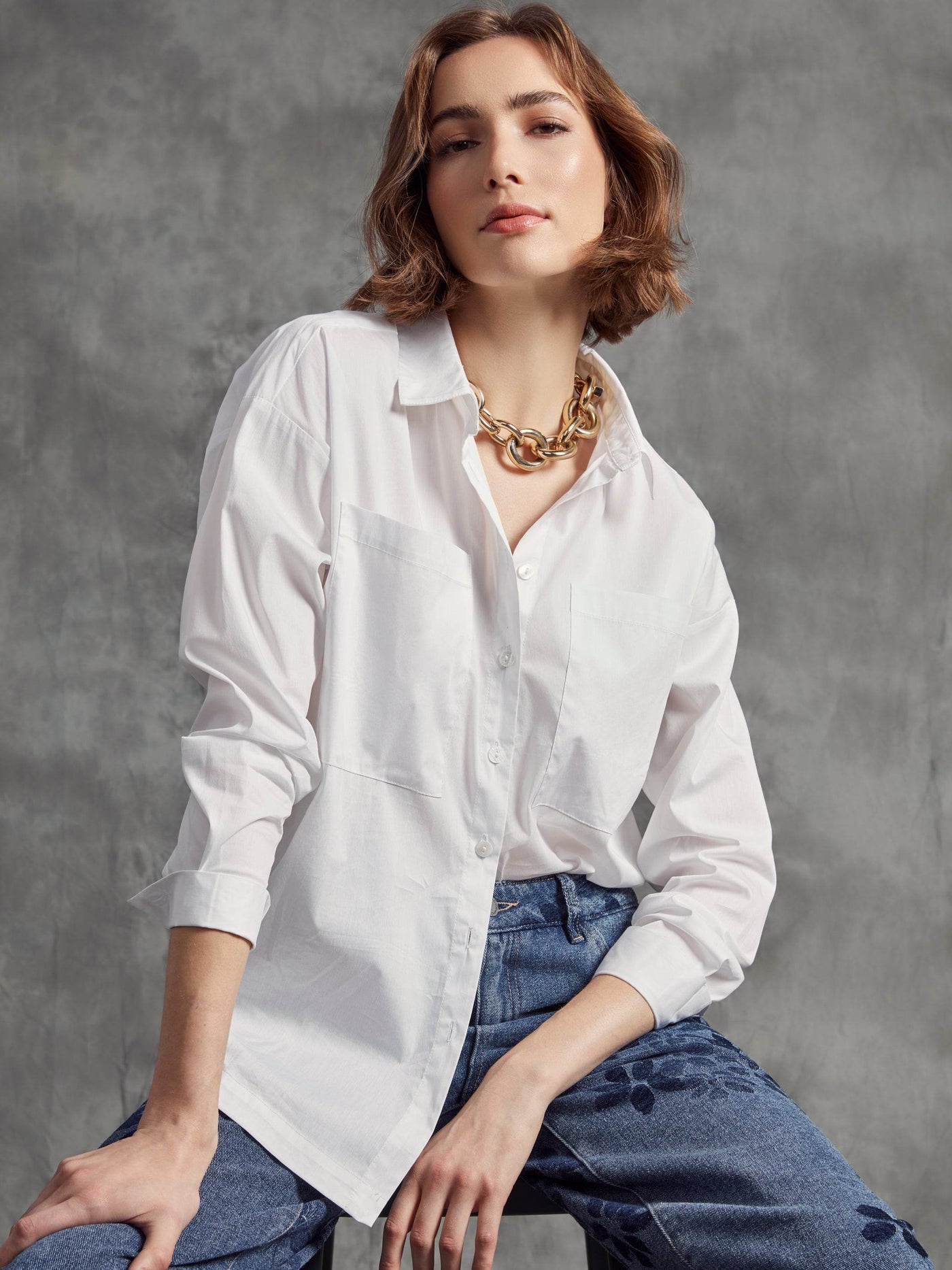 Loose Poplin Shirt - Dream Pants
