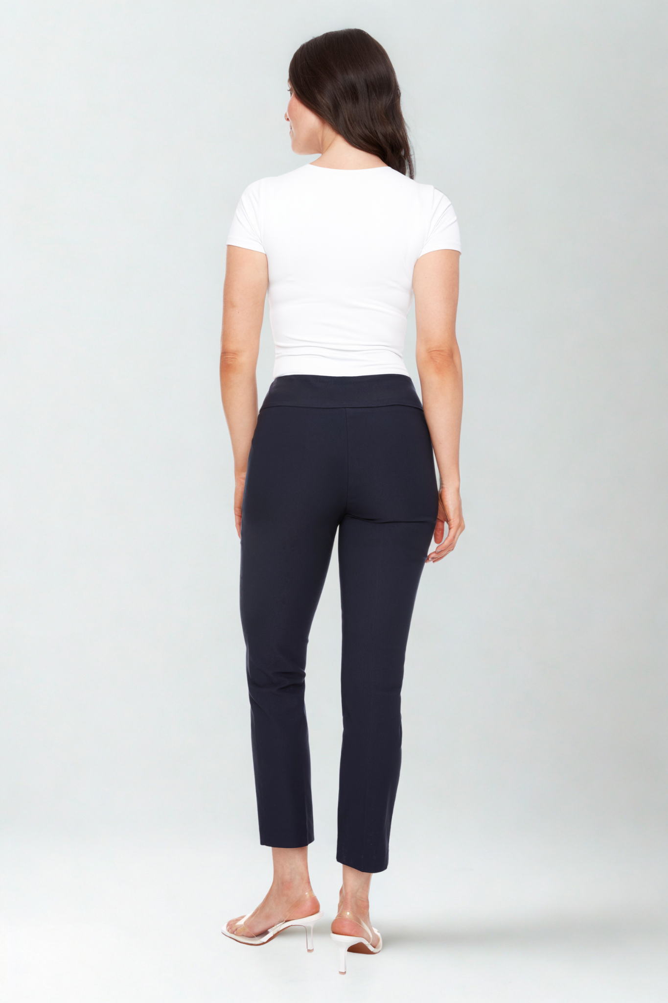 Dream Slim Ankle Pants, 28" White Dream Pants