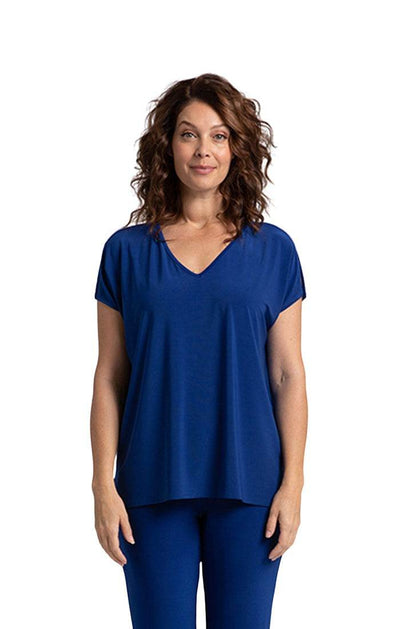 V-Neck Slit Sleeve Top Sympli